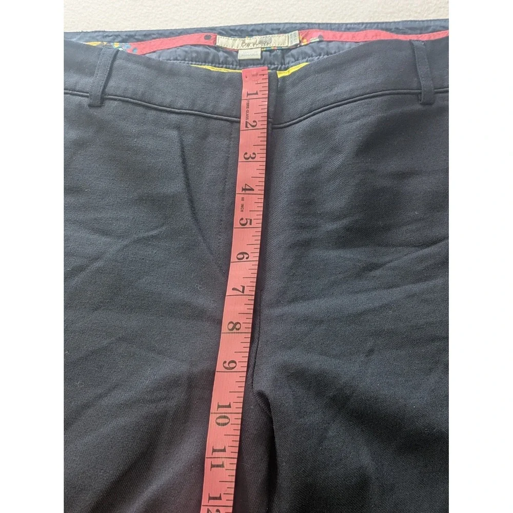 Boden Wide Leg Navy Trousers‎ Pants Sz 14 Classic Career Preppy Academia Capsule